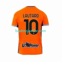 Inter Milan Lautaro Martinez 10 Män Tredje Fotbollströja 2023-2024 Kortärmad