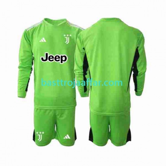 Juventus Målvakt Barn Tredje Fotbollströja 2023-2024 Långärmad