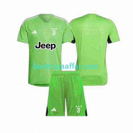 Juventus Målvakt Barn Tredje Fotbollströja 2023-2024 Kortärmad