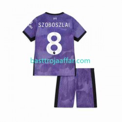 Liverpool Dominik Szoboszlai 8 Barn Tredje Fotbollströja 2023 Kortärmad