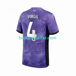 Liverpool Virgil van Dijk 4 Män Tredje Fotbollströja 2023-2024 Kortärmad