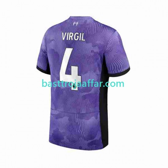 Liverpool Virgil van Dijk 4 Män Tredje Fotbollströja 2023-2024 Kortärmad