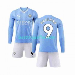 Manchester City Haaland 9 Barn Hemma Fotbollströja 2023-2024 Långärmad Manchester City Haaland 9 Barn Hemma Fotbollströja 2023-2024 Långärmad