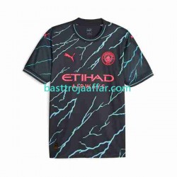 Manchester City Haaland 9 Special Printing Män Tredje Fotbollströja 2023-2024 Kortärmad