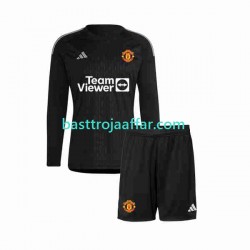Manchester United Målvakt Barn Tredje Fotbollströja 2023-2024 Långärmad Manchester United Målvakt Barn Tredje Fotbollströja 2023-2024 Långärmad