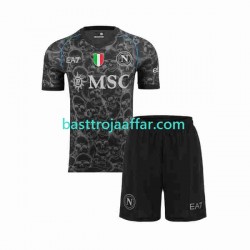 SSC Napoli Halloween Barn Hemma Fotbollströja 2023-2024 Kortärmad SSC Napoli Halloween Barn Hemma Fotbollströja 2023-2024 Kortärmad