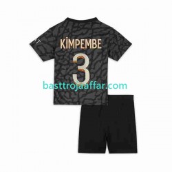 Paris Saint-Germain Kimpembe 3 Barn Tredje Fotbollströja 2023-2024 Kortärmad Paris Saint-Germain Kimpembe 3 Barn Tredje Fotbollströja 2023-2024 Kortärmad