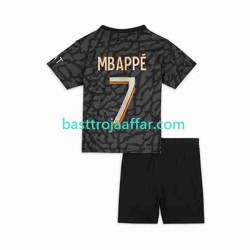 Paris Saint-Germain Mbappé Kylian 7 Barn Tredje Fotbollströja 2023-2024 Kortärmad Paris Saint-Germain Mbappé Kylian 7 Barn Tredje Fotbollströja 2023-2024 Kortärmad