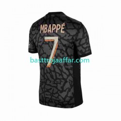 Paris Saint-Germain Mbappé Kylian 7 Män Tredje Fotbollströja 2023-2024 Kortärmad Paris Saint-Germain Mbappé Kylian 7 Män Tredje Fotbollströja 2023-2024 Kortärmad