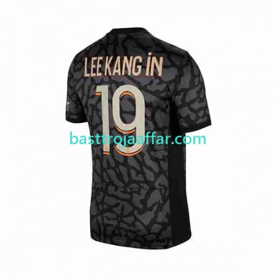 Paris Saint-Germain Lee Kang In 19 Män Tredje Fotbollströja 2023-2024 Kortärmad