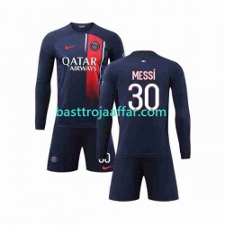 Paris Saint-Germain Lionel Messi 30 Barn Hemma Fotbollströja 2023-2024 Långärmad Paris Saint-Germain Lionel Messi 30 Barn Hemma Fotbollströja 2023-2024 Långärmad