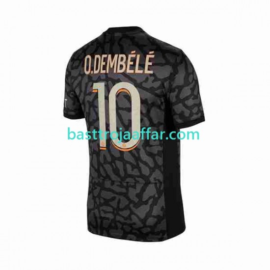Paris Saint-Germain O.Dembele 10 Män Tredje Fotbollströja 2023-2024 Kortärmad