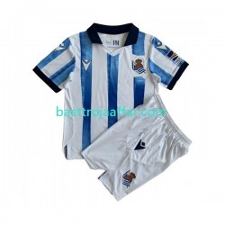 Real Sociedad Barn Hemma Fotbollströja 2023-2024 Kortärmad