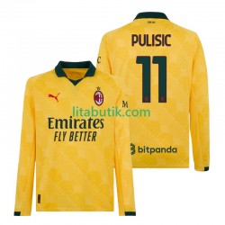 AC Milan Christian Pulisic 11 Män Tredje Fotbollströja 2025-2026 Långärmad