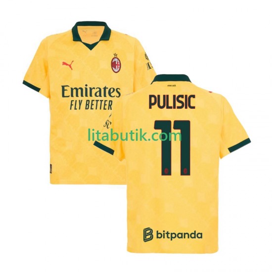 AC Milan Christian Pulisic 11 Män Tredje Fotbollströja 2025-2026 Kortärmad