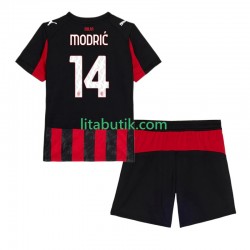 AC Milan Modrić Luca 14 Barn Hemma Fotbollströja 2025-2026 Kortärmad
