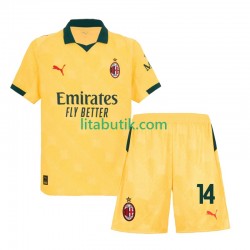 AC Milan Modrić Luca 14 Barn Tredje Fotbollströja 2025-2026 Kortärmad