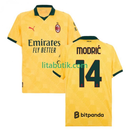 AC Milan Modrić Luca 14 Män Tredje Fotbollströja 2025-2026 Kortärmad
