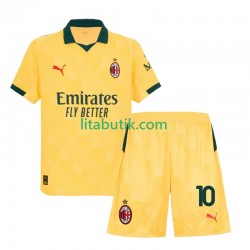 AC Milan Rafael Leao 10 Barn Tredje Fotbollströja 2025-2026 Kortärmad