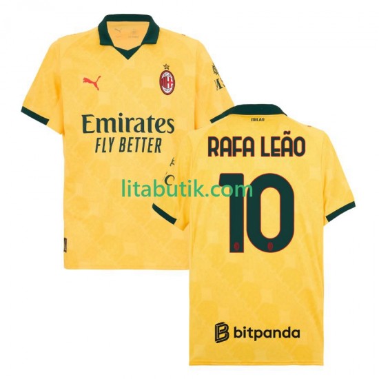 AC Milan Rafael Leao 10 Män Tredje Fotbollströja 2025-2026 Kortärmad