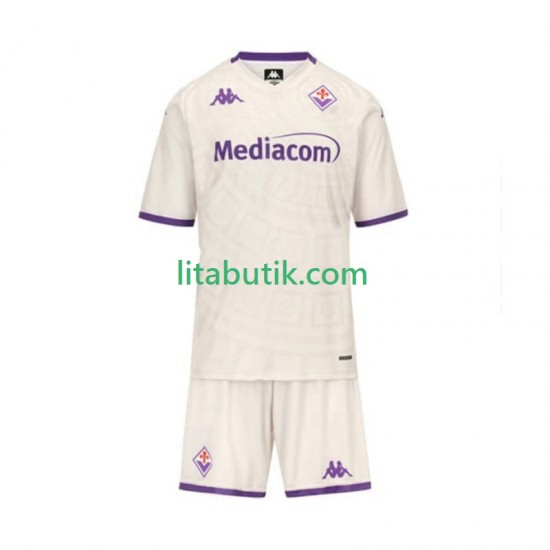 Fiorentina Barn Borta Fotbollströja 2025-2026 Kortärmad