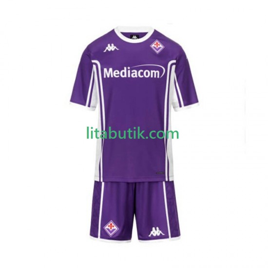 Fiorentina Barn Hemma Fotbollströja 2025-2026 Kortärmad