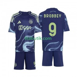 AFC Ajax Brian Brobbey 9 Barn Borta Fotbollströja 2025-2026 Kortärmad AFC Ajax Brian Brobbey 9 Barn Borta Fotbollströja 2025-2026 Kortärmad