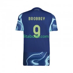 AFC Ajax Brian Brobbey 9 Män Borta Fotbollströja 2025-2026 Kortärmad AFC Ajax Brian Brobbey 9 Män Borta Fotbollströja 2025-2026 Kortärmad