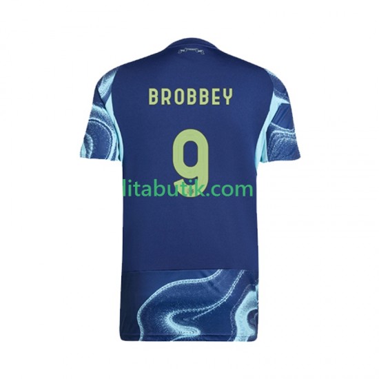 AFC Ajax Brian Brobbey 9 Män Borta Fotbollströja 2025-2026 Kortärmad