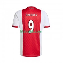 AFC Ajax Brian Brobbey 9 Män Hemma Fotbollströja 2025-2026 Kortärmad AFC Ajax Brian Brobbey 9 Män Hemma Fotbollströja 2025-2026 Kortärmad