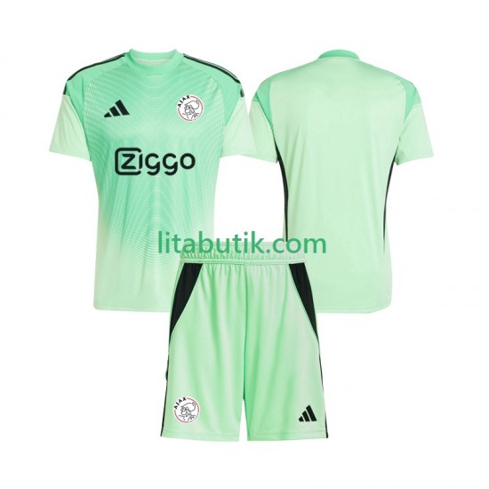 AFC Ajax Målvakt Barn Hemma Fotbollströja 2025-2026 Kortärmad