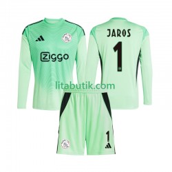 AFC Ajax Vitezslav Jaros 1 Målvakt Barn Hemma Fotbollströja 2025-2026 Långärmad AFC Ajax Vitezslav Jaros 1 Målvakt Barn Hemma Fotbollströja 2025-2026 Långärmad
