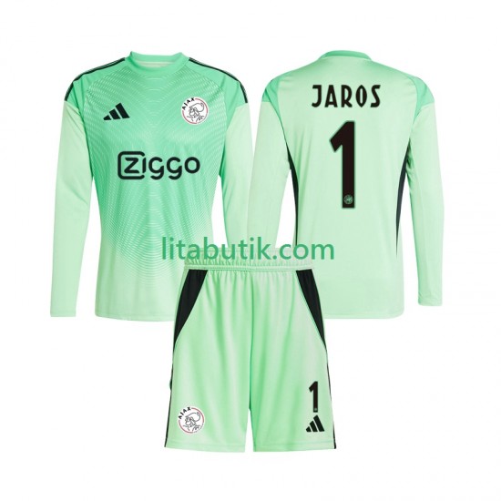 AFC Ajax Vitezslav Jaros 1 Målvakt Barn Hemma Fotbollströja 2025-2026 Långärmad