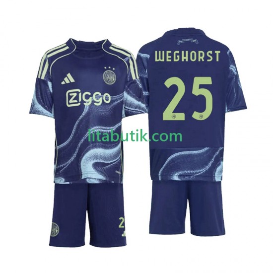 AFC Ajax Wout Weghorst 25 Barn Borta Fotbollströja 2025-2026 Kortärmad