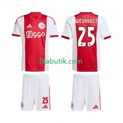 AFC Ajax Wout Weghorst 25 Barn Hemma Fotbollströja 2025-2026 Kortärmad