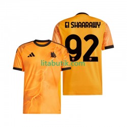 AS Roma Stephan El Shaarawy 92 Män Borta Fotbollströja 2025-2026 Kortärmad AS Roma Stephan El Shaarawy 92 Män Borta Fotbollströja 2025-2026 Kortärmad