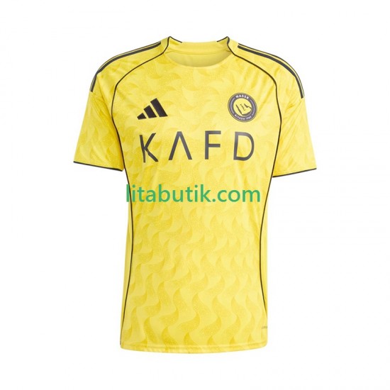 Al Nassr Män Hemma Fotbollströja 2025-2026 Kortärmad