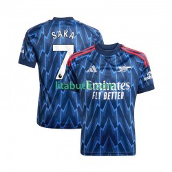 Arsenal Bukayo Saka 7 Män Borta Fotbollströja 2025-2026 Kortärmad