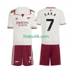 Arsenal Bukayo Saka 7 Barn Tredje Fotbollströja 2025-2026 Kortärmad
