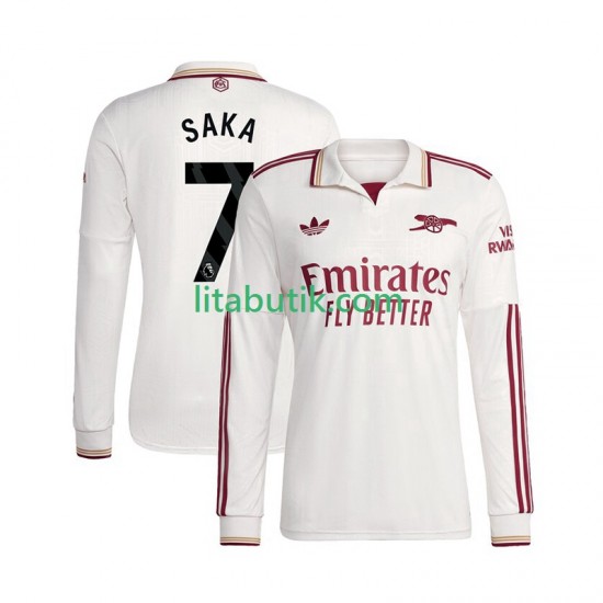Arsenal Bukayo Saka 7 Män Tredje Fotbollströja 2025-2026 Långärmad