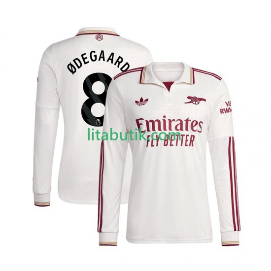 Arsenal Martin Odegaard 8 Män Tredje Fotbollströja 2025-2026 Långärmad