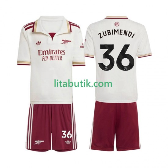 Arsenal Martin Zubimendi 36 Barn Tredje Fotbollströja 2025-2026 Kortärmad