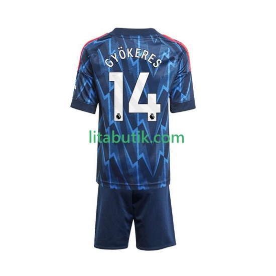 Arsenal Viktor Gyokeres 14 Barn Borta Fotbollströja 2025-2026 Kortärmad