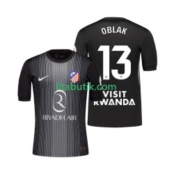 Atlético Madrid Jan Oblak 13 Målvakt Män Borta Fotbollströja 2025-2026 Kortärmad Atlético Madrid Jan Oblak 13 Målvakt Män Borta Fotbollströja 2025-2026 Kortärmad