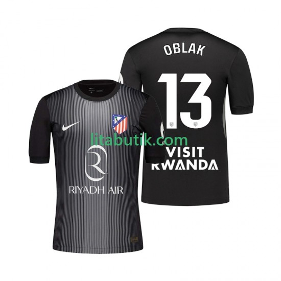 Atlético Madrid Jan Oblak 13 Målvakt Män Borta Fotbollströja 2025-2026 Kortärmad