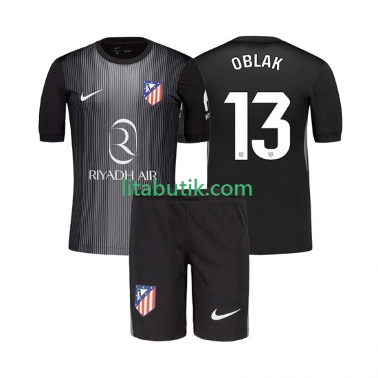 Atlético Madrid Jan Oblak 13 Målvakt Barn Borta Fotbollströja 2025-2026 Kortärmad