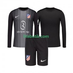 Atlético Madrid Målvakt Barn Borta Fotbollströja 2025-2026 Långärmad Atlético Madrid Målvakt Barn Borta Fotbollströja 2025-2026 Långärmad