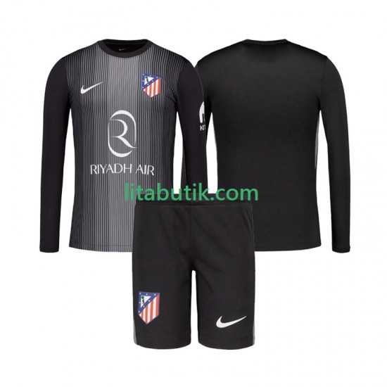 Atlético Madrid Målvakt Barn Borta Fotbollströja 2025-2026 Långärmad