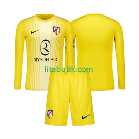 Atlético Madrid Målvakt Barn Hemma Fotbollströja 2025-2026 Långärmad
