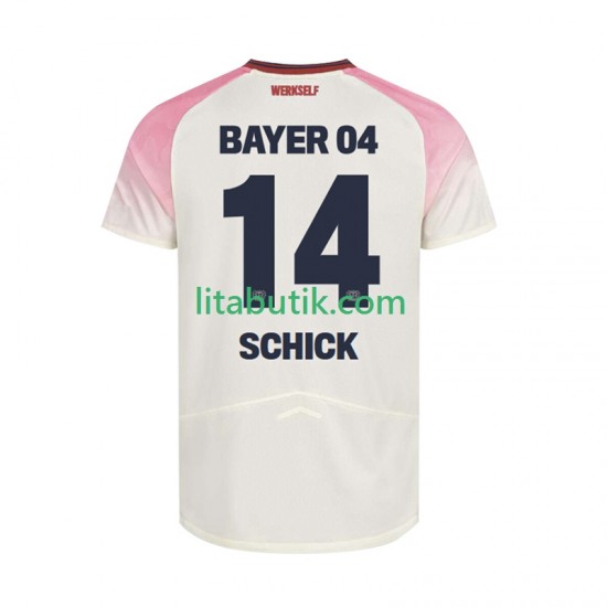 Bayer 04 Leverkusen Patrik Schick 14 Män Borta Fotbollströja 2025-2026 Kortärmad